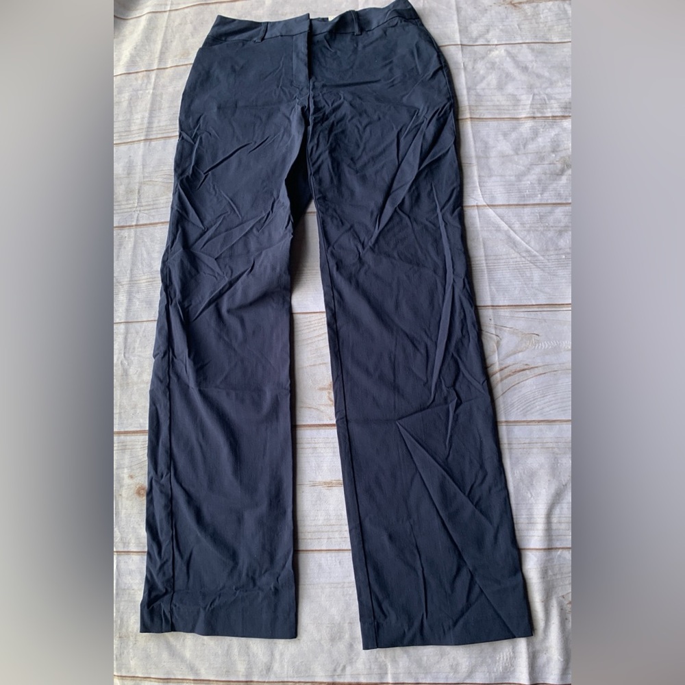 Time and Tru Navy Flat Front Pants Size 4